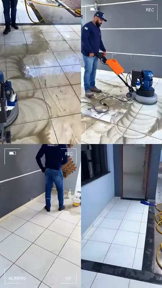 Durante e depois, na mesma obra